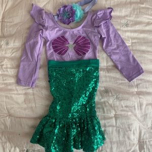 Baby Halloween mermaid costume, 6m